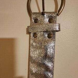 Stylish Silver Women's Belt